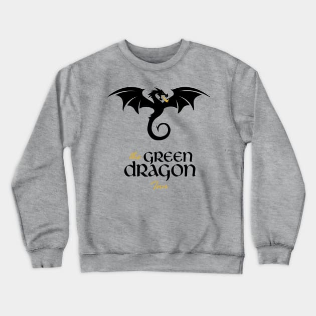 the green dragon Crewneck Sweatshirt by creativeballoon